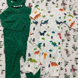 Baby pajamas Dinosaur-Themed Baby Onesies